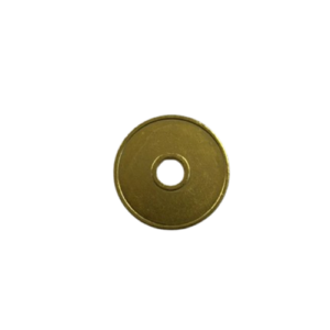 Jeton laiton troué 26 x 2,3mm trou de 6mm