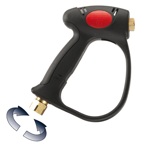 Pistolet sans gâchette avec raccord tournant