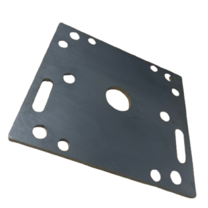 Plaque de fixation de bras simple inox épaisseur de 6mm