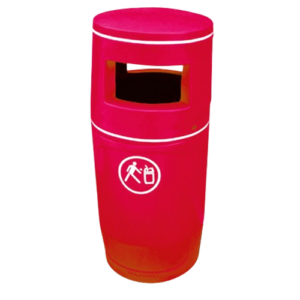 Poubelle Rouge 90L sans seau