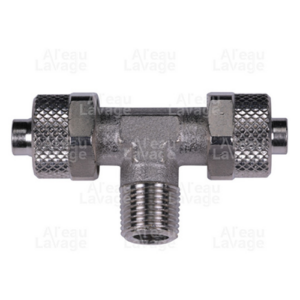 Raccord à coiffe laiton T Central 8X6