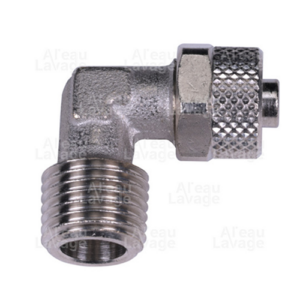 Raccord à coiffe Laiton en L mâle