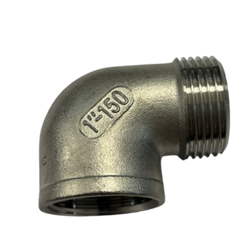 Raccord coude 90° inox MF