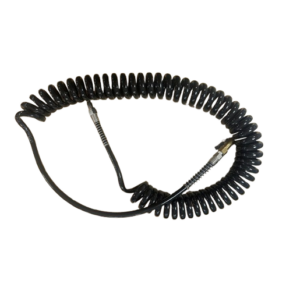 Tuyaux spirale noir avec embout de gonflage et embout connexion M