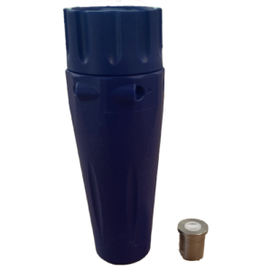 Embout du canon mousse bleu