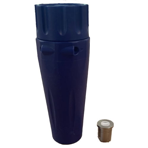 Embout du canon mousse bleu