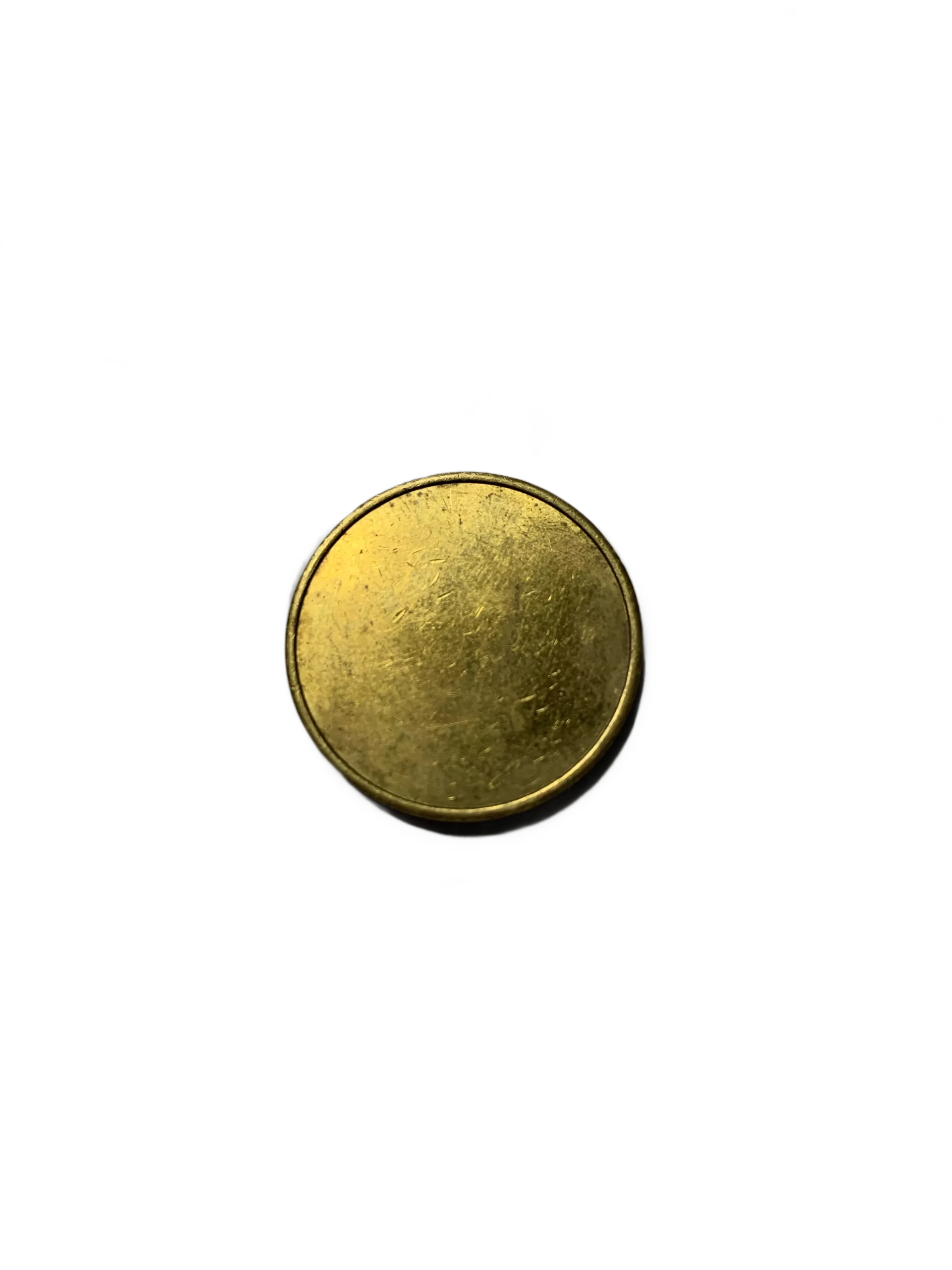 Jeton Lavage Auto Laiton 26 x 2.3mm