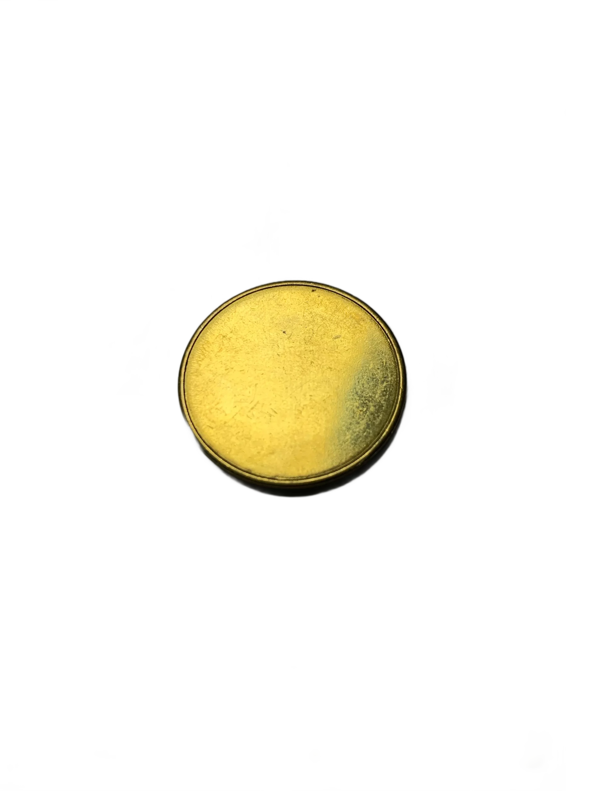 Jeton Lavage Auto Laiton Lisse 27  x 1,8mm