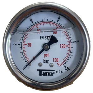 Manomètre axial 1/4 BSP 0-10 bar