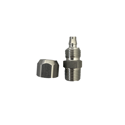 Raccord à coiffe Inox 1/8 4X6